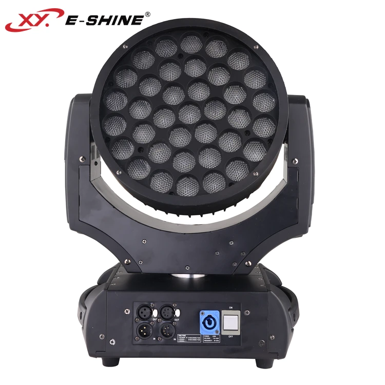 37x10w dj led light RGBW robin 600 4in1 zoom led moving head wash stage light