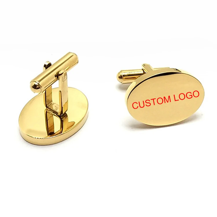 Cufflinks Button Custom Your Own Logo Tie Silver Cuff Link Sets Zinc Alloy Blank Car Metal Silver Men Cufflinks