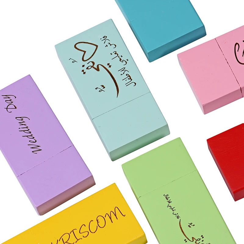 Free Logo 16GB USB 2.0 3.0 Flash Drives 32GB Thumb pen Drive Memory Stick 4GB 8GB Pendrive 64GB wooden USB u disk