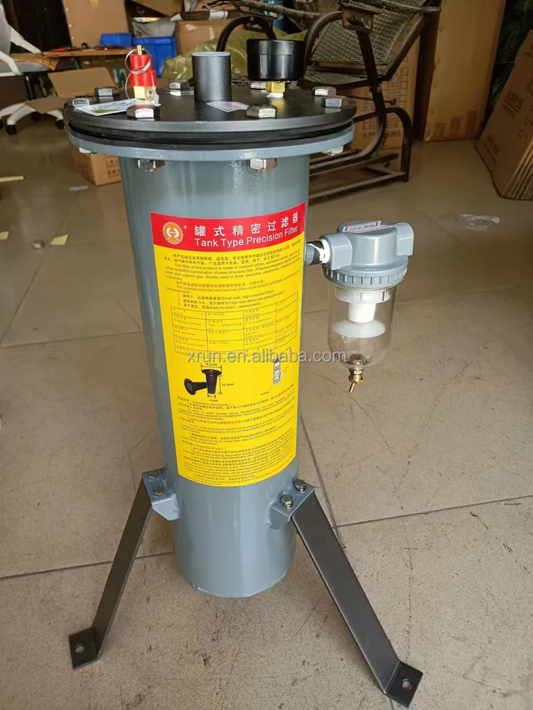 Special air filter for sandblasting machine