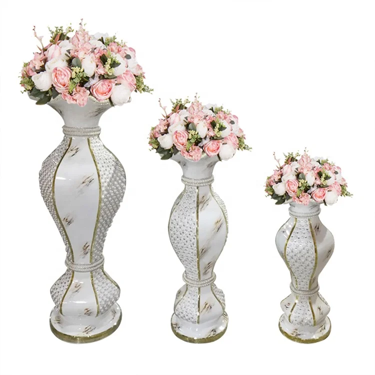 Royal Use Luxury Large Wholesale Flower Vase High-Grade Jewel Vase