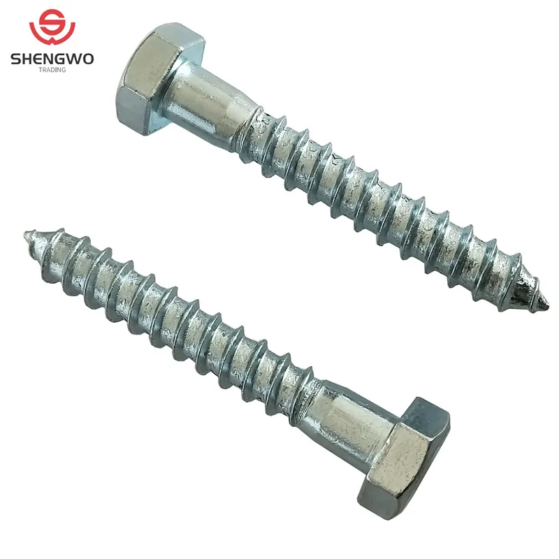 Hardware Fasteners Metric DIN571 Hex Head Lag Screw for Wood