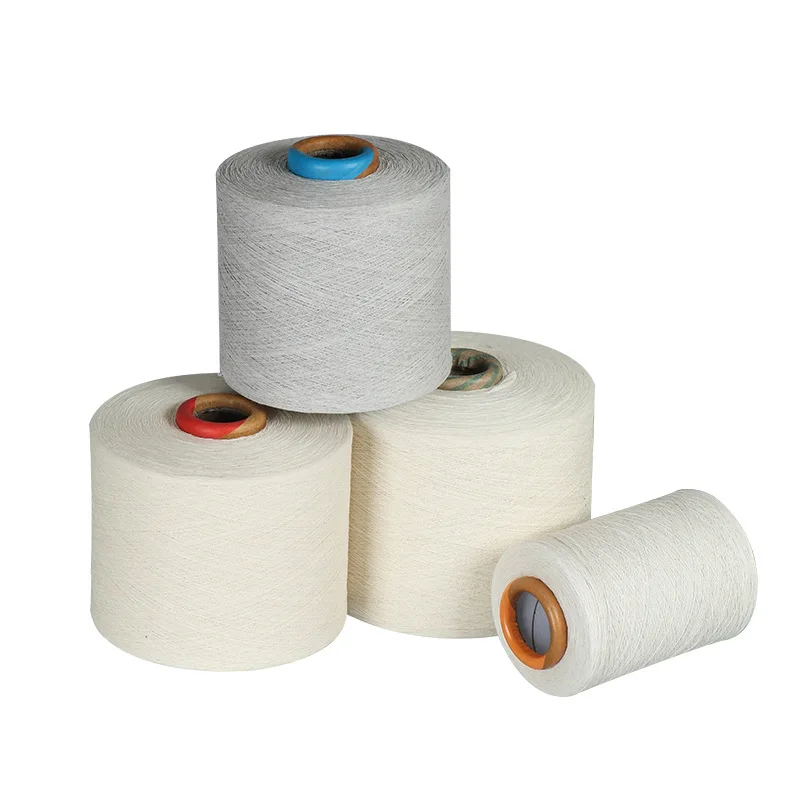 Competitive Price Multicolour Several Plys 16/2 20/3 Open End Spinning Machine Blend Regenerated Polyester Cotton Yarn
