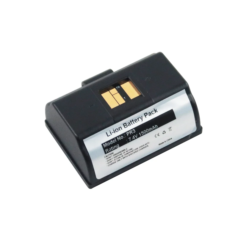 Lithium ion high quality rechargeable replacement 7.4V 1500mAh printer battery for PR2 PR3 1013AB01 318-049-001