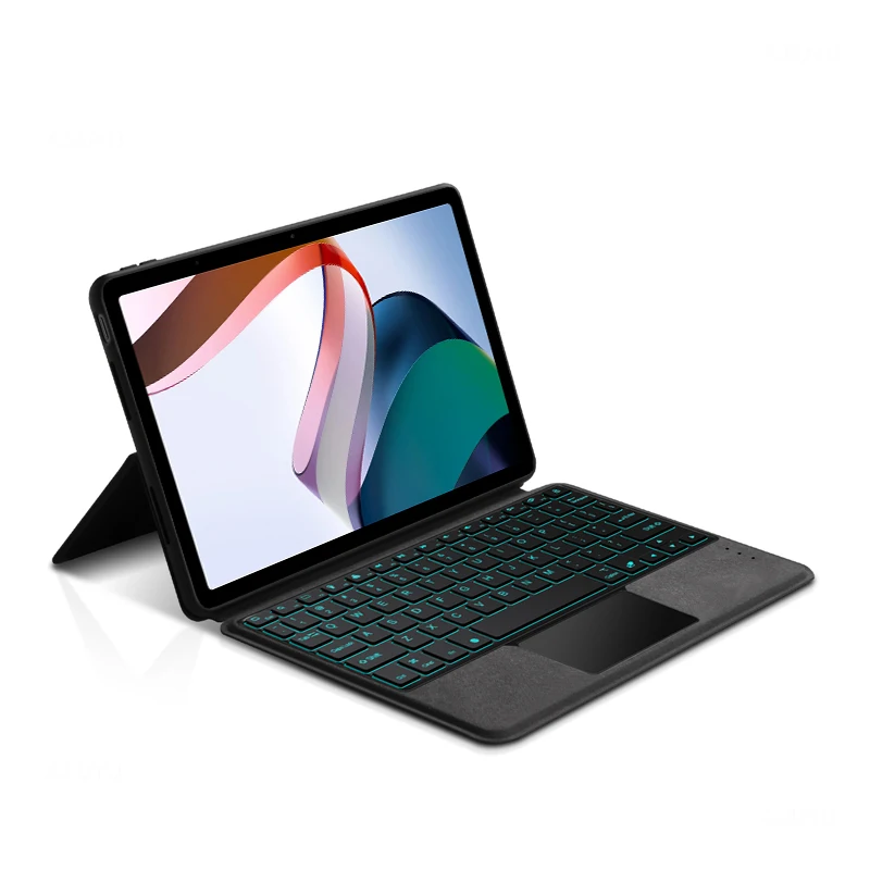 Keyboard Cover For Xiaomi Redmi Pad 10.61 inch 2022 Tablet Colorful Backlight With Touchpad Magnetic BT Magic Keyboard Cover