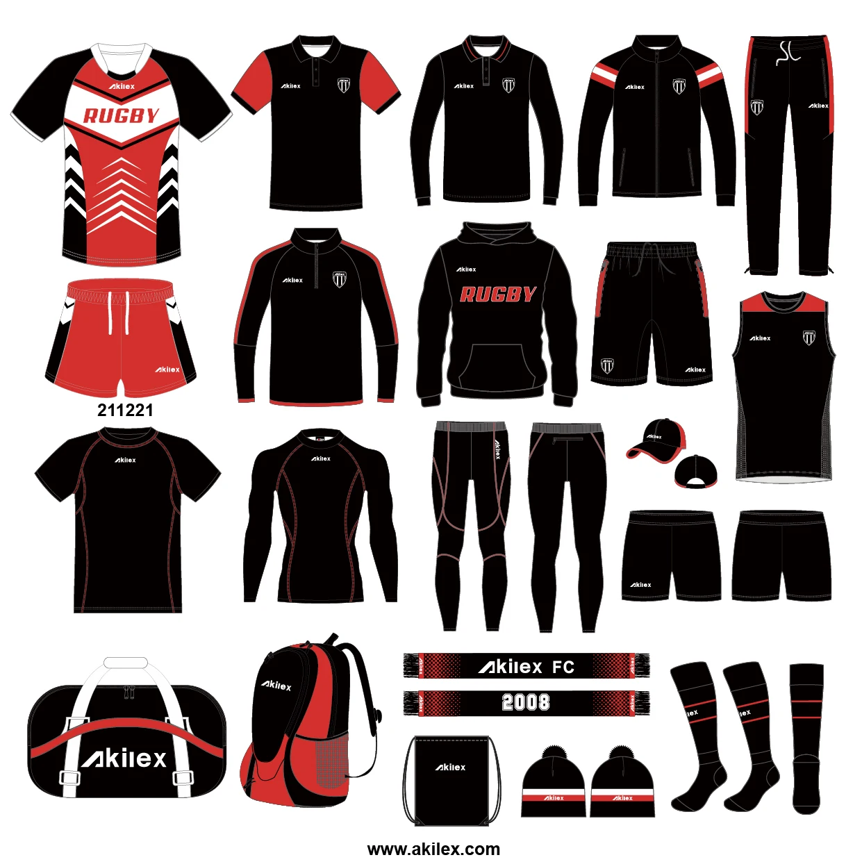 wholesale customize sport wear rugby jersey tracksuit full sublimation set or cut&sew digital printing rugby kit