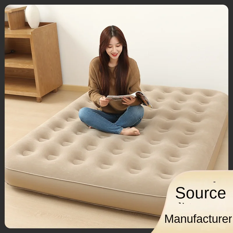 Automatic Double Size  Inflatable Air Mattress Bed Floor Tent Thickened Portable Single Household Air Cushion Camping Bed