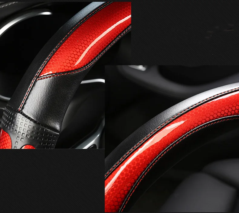 Hotsale Steering Wheel Cover Universal Leather Steering Wheel Cover 38cm Car Steering Wheel Cover