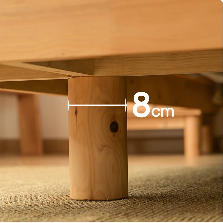 Factory Latest King Queen Size Modern Bedroom Furniture Bed Frame Solid Wooden Bed