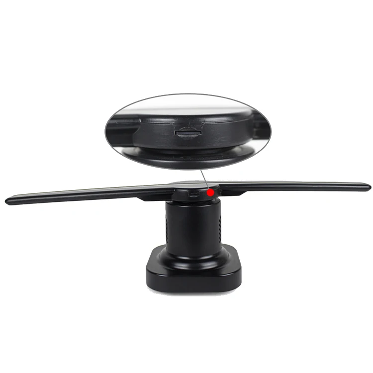 
42 50 65 100cm Advertising LED Fan Logo Display 3D Hologram Projector 