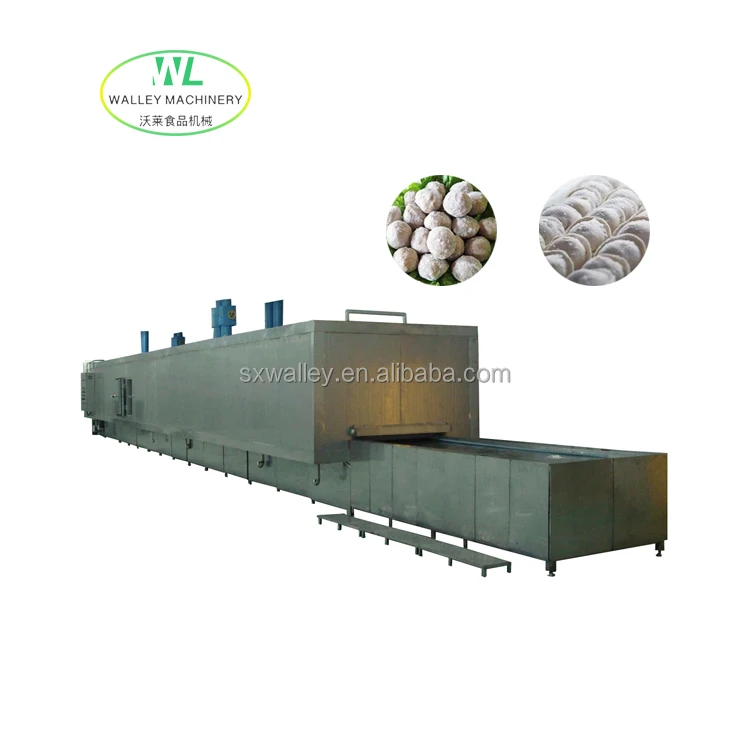 Hotsale Commercial Tunnel Freezing Equipment IQF Quick Freezer Machine for Fish and Shrimp