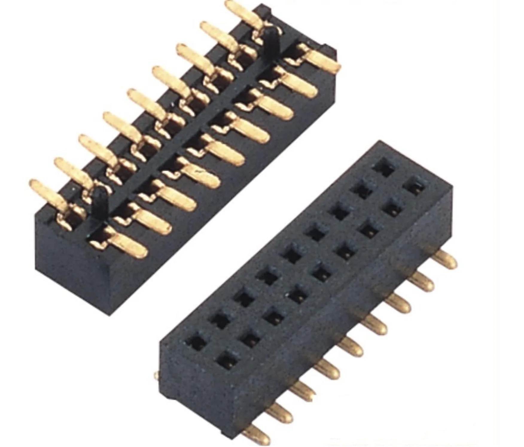 Lycn 1,27 мм Шаг прямой SMD Тип один двойной ряд индивидуальный гнездовой разъем Золотой штырь с Peg/Cup H2.0 H3.4 H4.3 H4.4