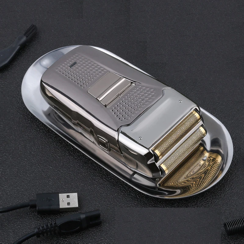  Sengfi RQ-6677 отличный эффект мини электробритвы Электрический станок для бритья аккумуляторная бритва с двойным лезвием головки бритвы
