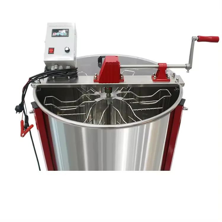New desgin stainless steel 6 Frames multi-function Honey Extractor Honey shake for 6 frames electric honey extractor