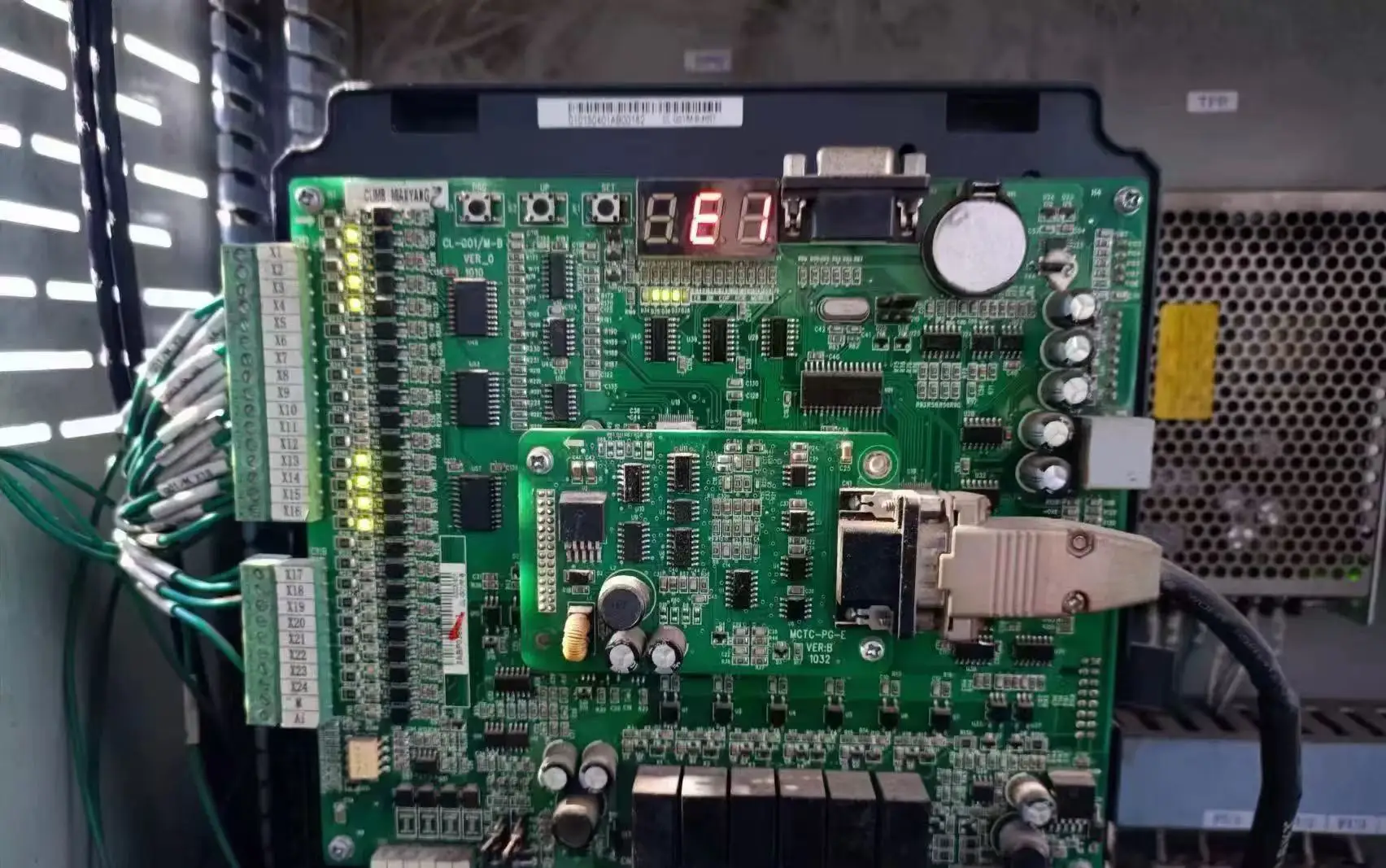 Original MCTC-CTB-A MCTC-CTB-B Elevator Car Top Board PCB Display Panel Board