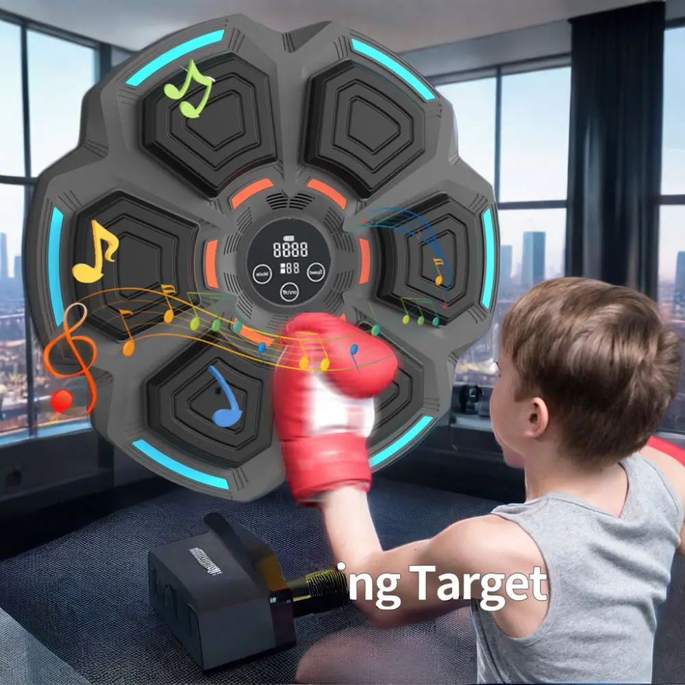 Gordon Wholesale Smart Target Home Wall Music Boxing Machine PU Training Machine Pads Electronic Lights Stand Punch MMA Dummy