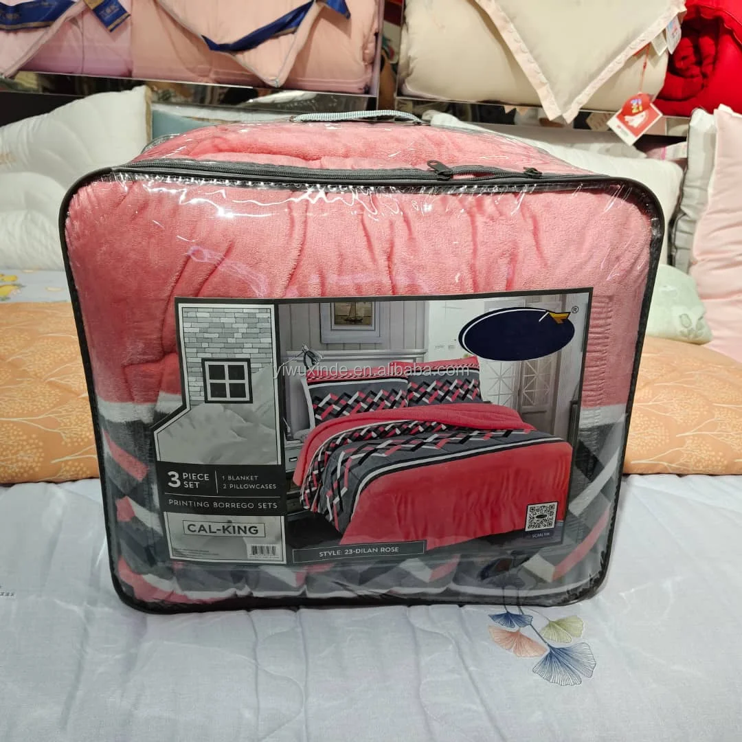 Роскошные зимние фланелевые флисовые одеяла из шерпа одеяло жаккарда теплый комплект постельного белья 3 шт. для зимы