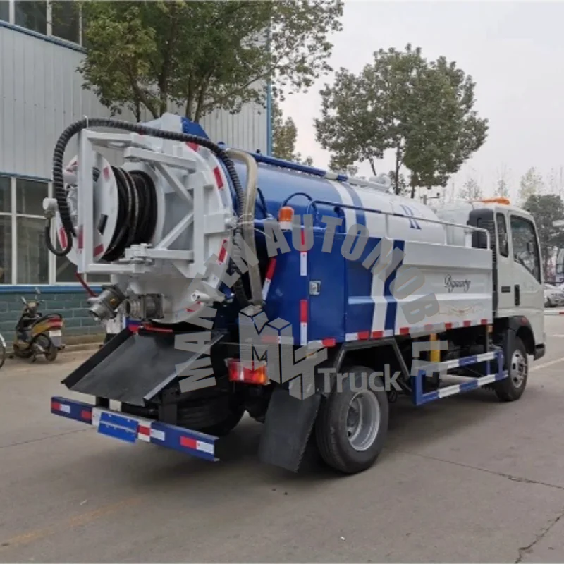 Sinotruk Howo 5000liters 10000liters Suction Sewage Truck High-pressure Cleaning Truck Multi-functional Sanitation Vehicle