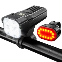 LED Bicycle Safety Riding Light Waterproof Cycling Bicycle Light USB Bike Light Set