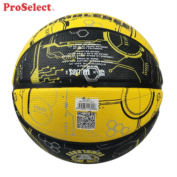 Proselect Black Color 27.5 Inch Size 5 Rubber Basketball