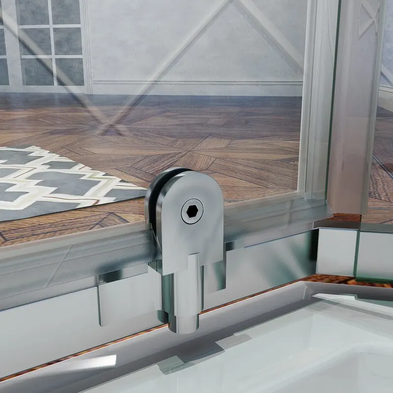 Corner Wet Room Neo Angle Bathroom 38X38 Shower Kit Enclosure Hinge Shower Door Shower Cabinet Enclosure