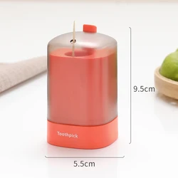 Plastic Toothpick Holder Classic Dispenser Pop-Up Automatic Toothpick Dispenser Toothpick Storage Box