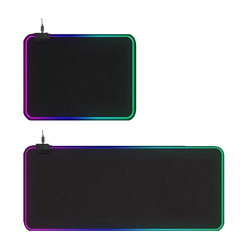 Рекламные коврики для мыши производители предлагают RGB светодио дный игровой коврик с