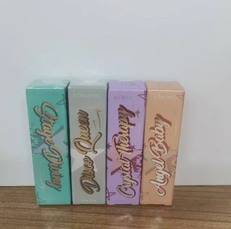 KORMESIC OEM private label wholesale 4 Colors Shine Bright Diamond Liquid Glitter Gel EyeShadow