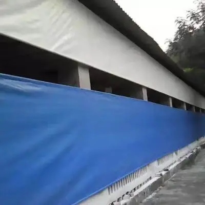 custom color pvc tarpaulin poultry house curtains for chicken sheds