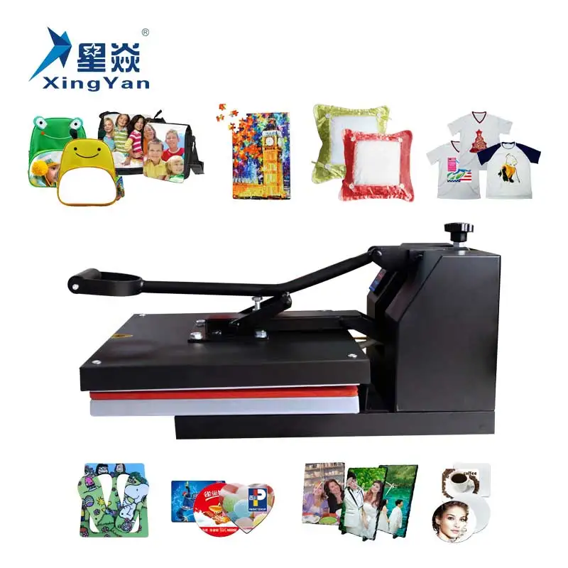 Simple style T shirt printing machine heat press machine for sale