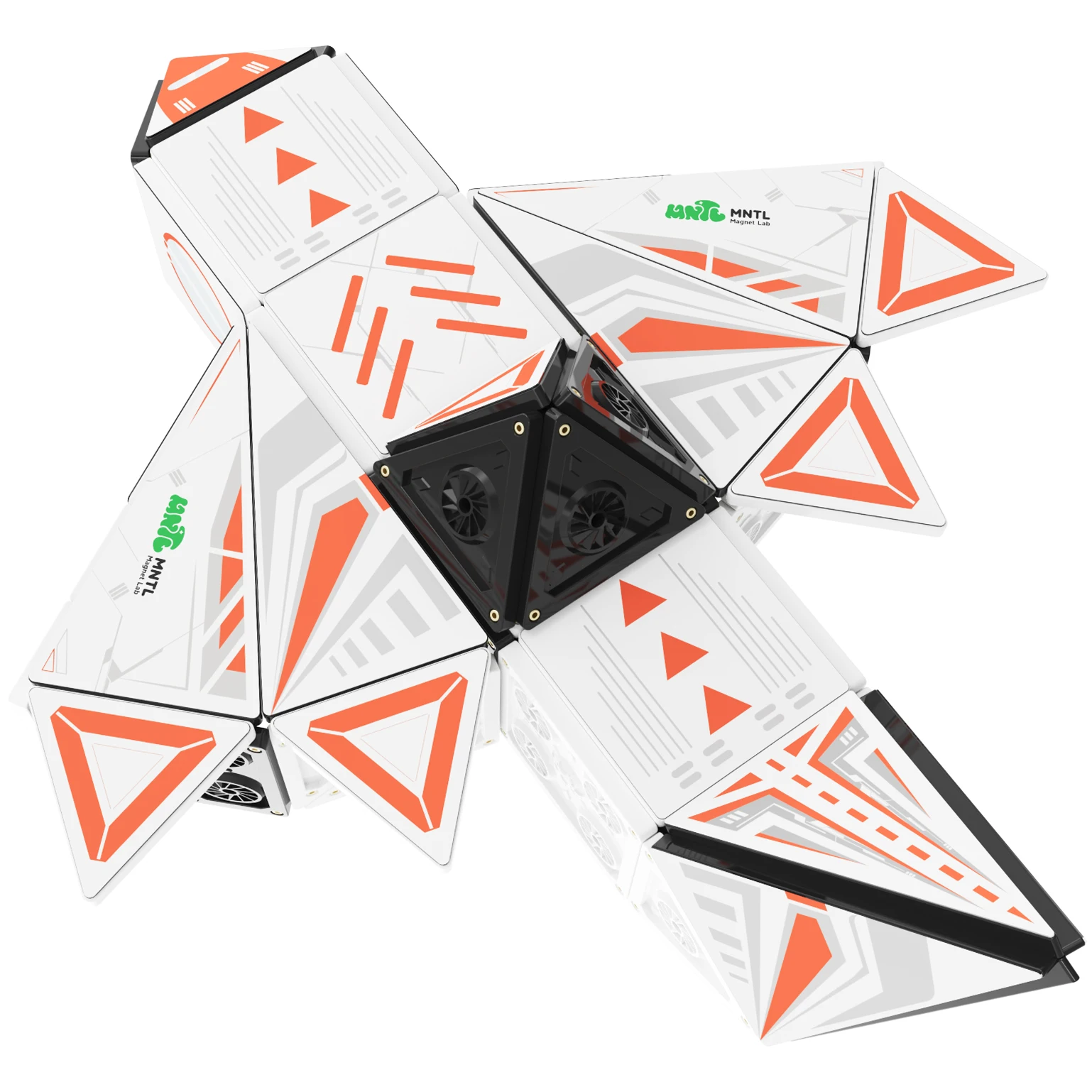 MNTL 180Pcs Educational Magnetic Toys Wholesale Kids Toys Mecha Magnet Building Blocks Juguetes Magnetic Tiles For Kids