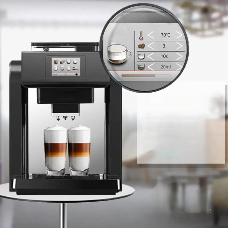 19Bar Bean To Cup Fully Automatic One-touch Cappuccino Espresso Latte Coffee For Office Home Use