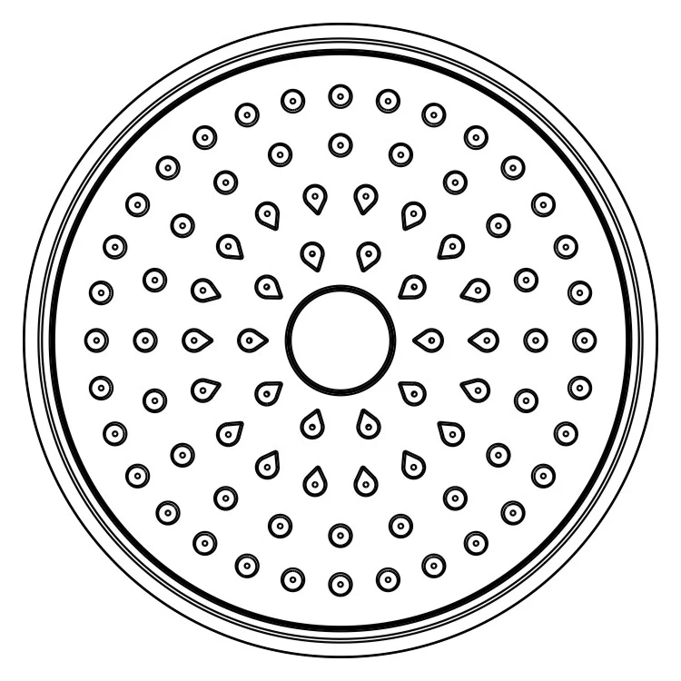  5-настройка с низким расходом верхний душ головы 4 дюйма малого диаметра насадка для душа