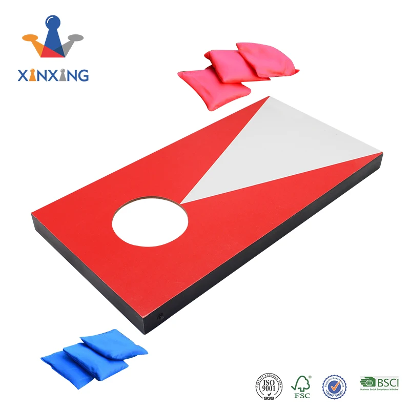 Заднем дворе газон открытый корнхоул Cornhole игра деревянная Набор для Семья Дети весел
