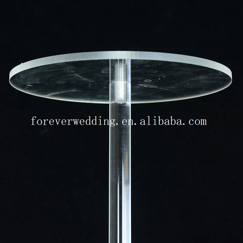 High quality transparent clear acrylic flower stand/vases flower wedding column stand for table centerpiece decoration