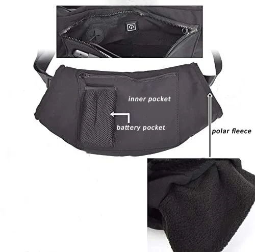 С питанием от батареи с подогревом и муфтой для рук, электрическое отопление грелка для рук чехол перчатки для зимы, для улицы, для охоты, кемпинга,