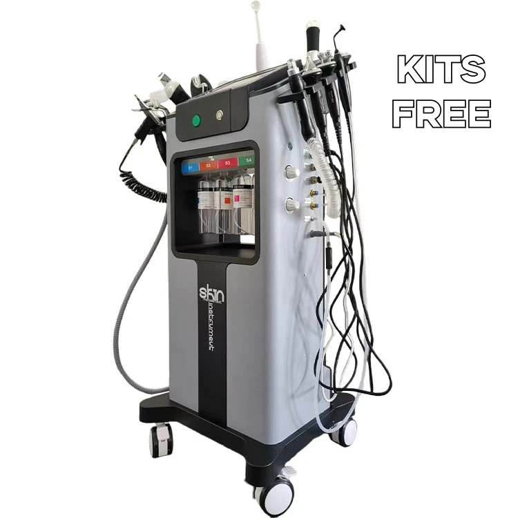 14 in 1 multi hidrodermoabrasion function jet peeling facial hidrafacial ultrasonido oxygen facial mda abrasion device
