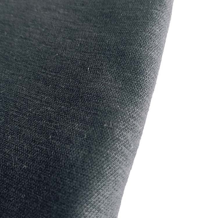 china suppliers wholesale inventory heavy knitting fabric 97/3 cotton spandex 1*1 rib for dress