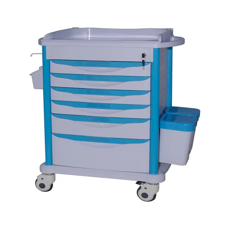 Высококачественная тележка для медицинских препаратов из АБС-пластика, тележка для дозирования лекарств для больницы