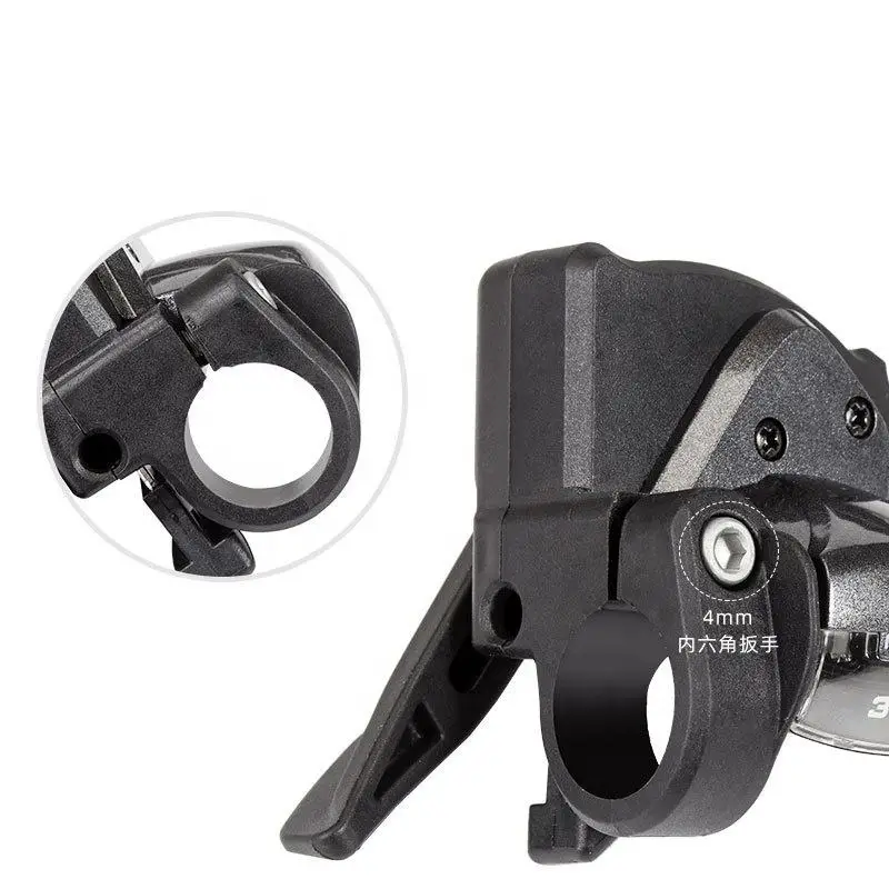 MTB bicycle derailleur shift lever bicycle 21 speed shifting finger dial 7 8 9 speed split finger derailleur