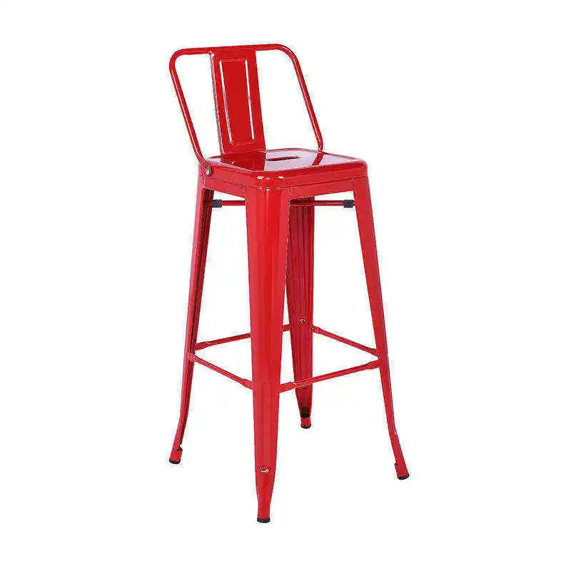 Cheap Price Wholesale Modern Design Low Back Indoor Metal High Bar Counter Stool Chairs