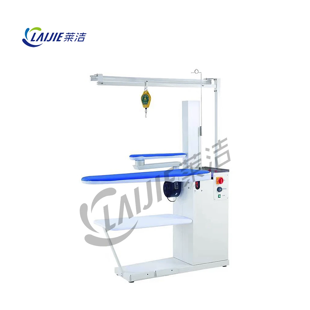 U shape Vacuum ironing Table with build-in boiler garment vacuum blowing ironing table