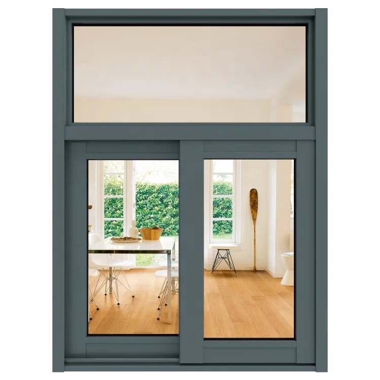 Support Customization Powder Coating Aluminum Shutter Windows Glass Shutter Windows Aluminum Profile For Windows