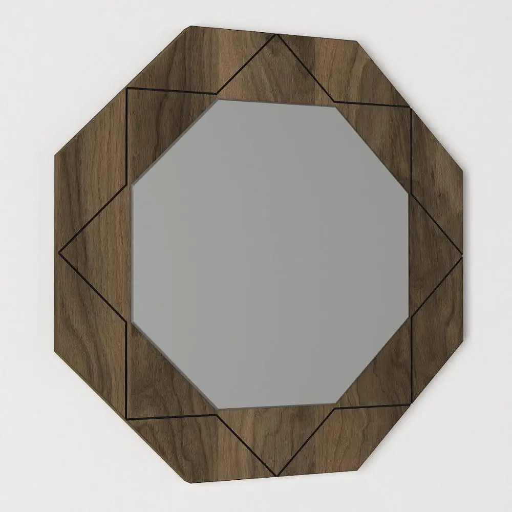 Exclusive Pablo Modern Decorative Wall Wooden Mirror