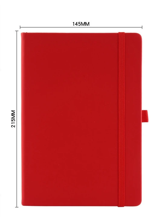 Business Custom Logo A5 Strapped Reusable Classmate Notebook Printing Gift Set Book PU Leather Diary Wholesale