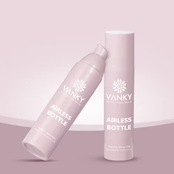 Hot Sale PETG 50ml Manufacture Plastic Airless Pump Bottle Serum Lotion Pump Dispenser Vacuum Airless Bottle