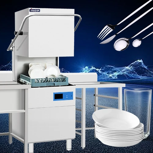 Customizable Power Commercial Dishwasher 304 Food-Grade Stainless Steel Freestanding for RV Restaurants and Hotels