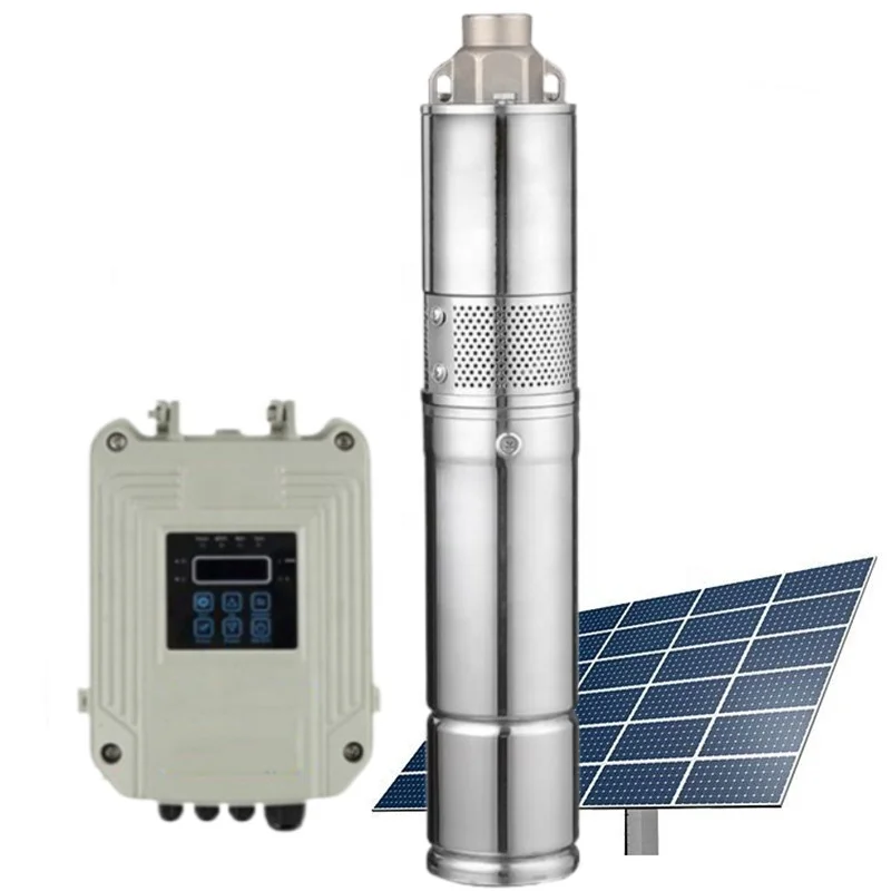 3 Inch 24V Small Solar Screw Pump Brushless DC Solar Pump 120W Agricultural Irrigation Submersible Pump