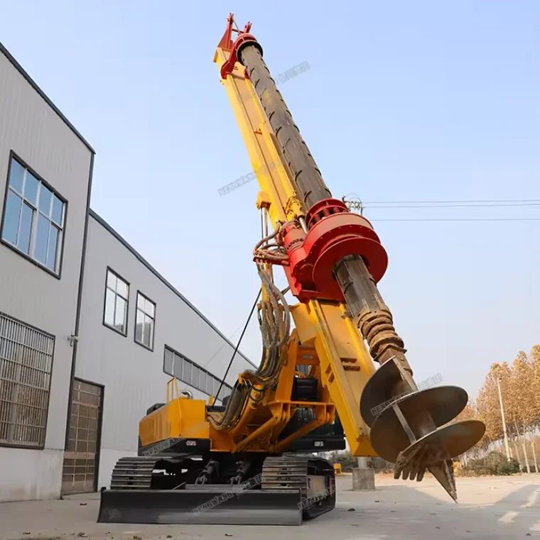 Hengwang 2024 Efficient Pile Auger rotary drilling rig Foreuse rotative Rotary Drilling Machine for Foundation Construction