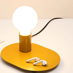 Nordic Table Lamp Living Room Bedroom Hotel Korean Table Lamps Modern Indoor Lighting E27 Socket Light Fixtures